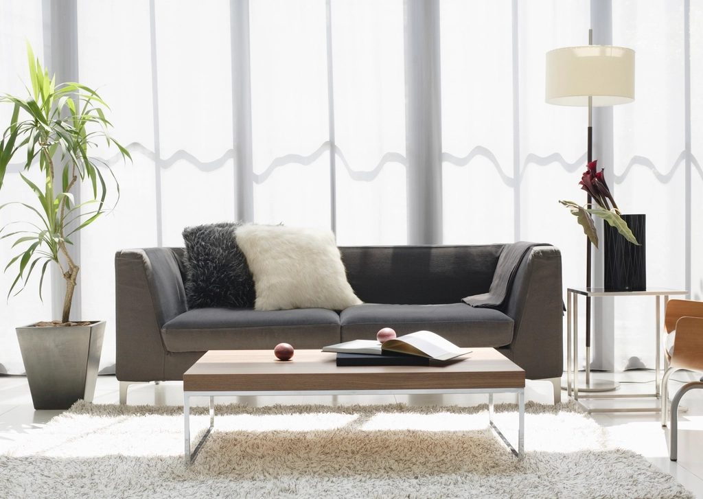Light sheer in a living room — sample photo